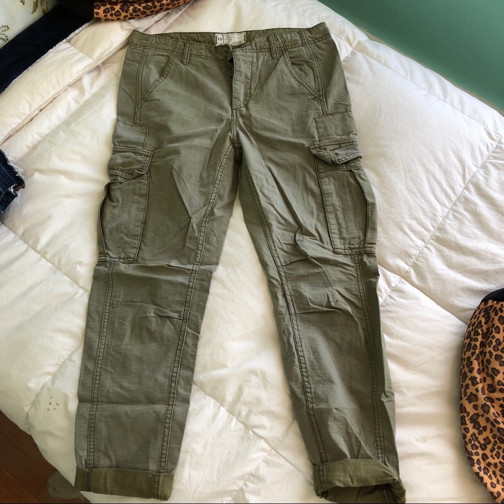 FREE PEOPLE CARGO PANTS - Picture 1 of 4
